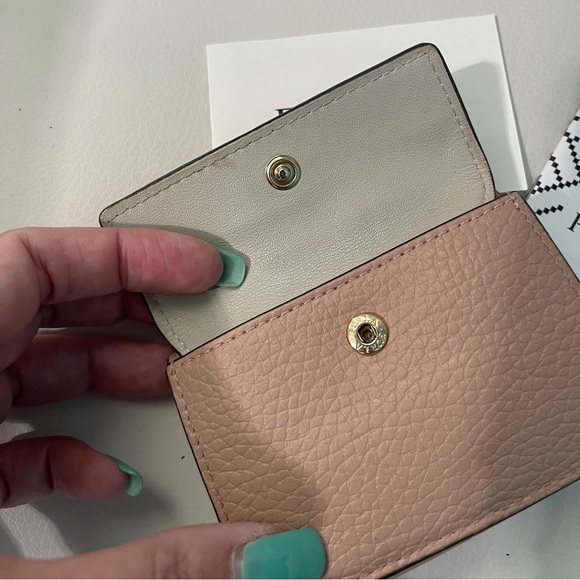 Furla compact wallet, tan NWOT - Picture 8 of 8